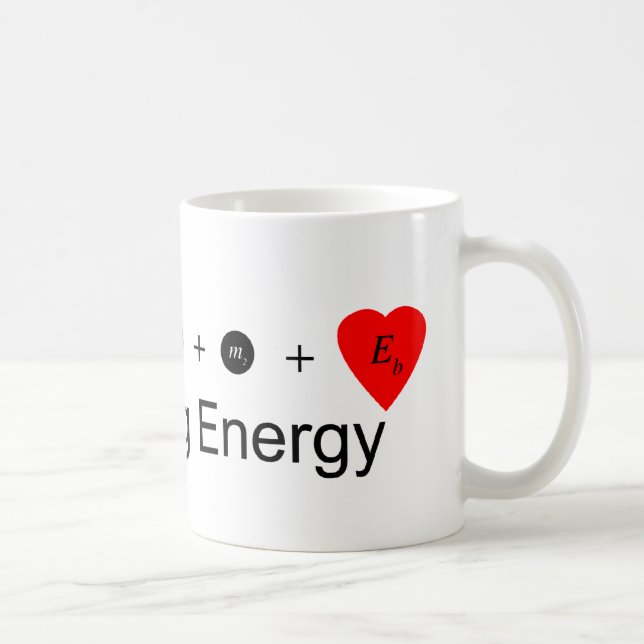 I heart Binding Energy Coffee Mug (Right)