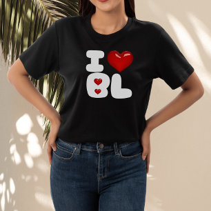 I heart bl i love bl design for fujoshi fudanshi T-Shirt