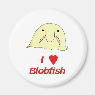 I heart blob magnet