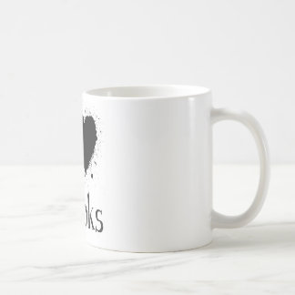 I Heart Books Coffee Mug