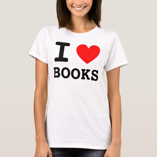 I Heart Books Shirt (Front)
