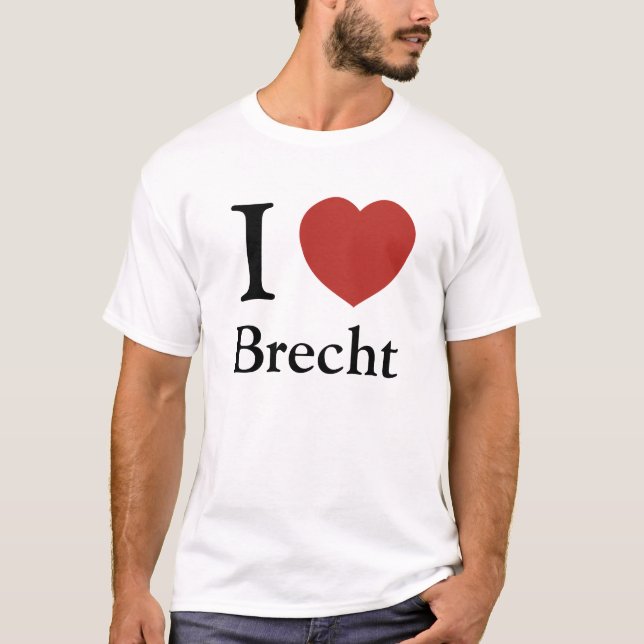I Heart Brecht T-Shirt (Front)