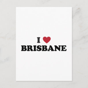 I Heart Brisbane Australia Postcard
