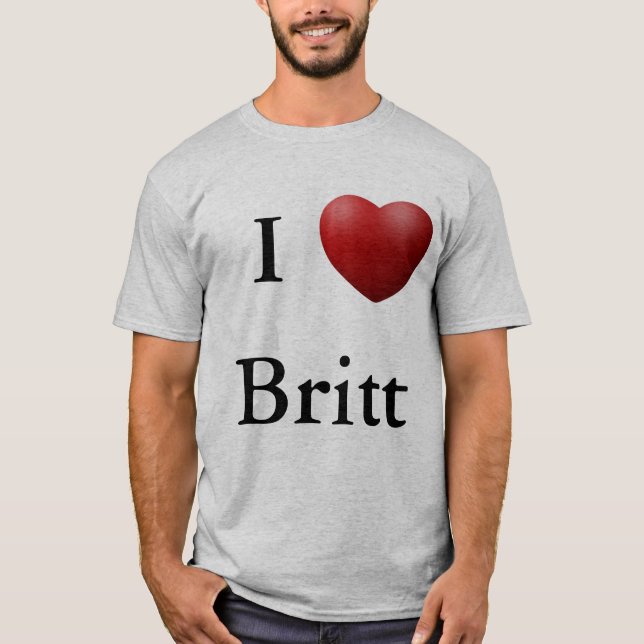 I Heart Britt T-Shirt (Front)
