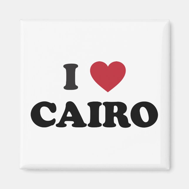 I Heart Cairo Egypt Magnet (Front)