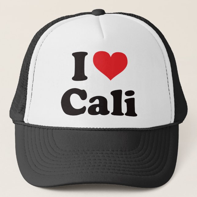 I Heart Cali Trucker Hat (Front)
