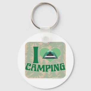 I Heart Camping Key Ring