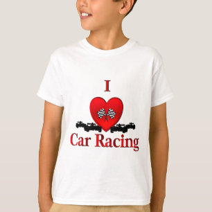 I Heart Car Racing T-Shirt