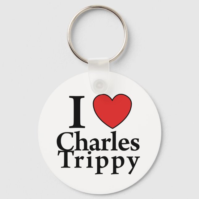 I Heart Charles Trippy Key Ring (Front)