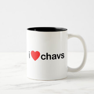 I Heart Chavs Two-Tone Coffee Mug