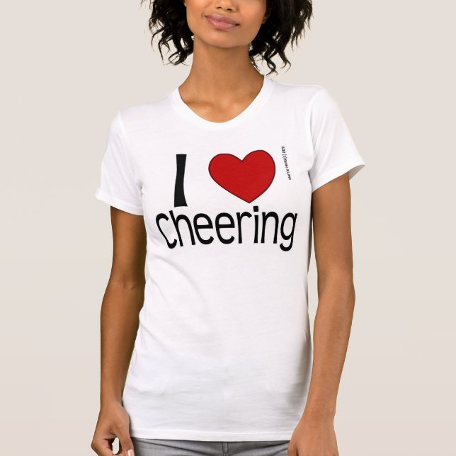I Heart Cheering Shirt (Front)