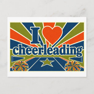 "I [Heart] Cheerleading" Postcard