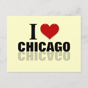 I Heart Chicago Postcard