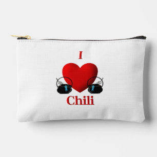 I Heart Chilli Accessory Pouch