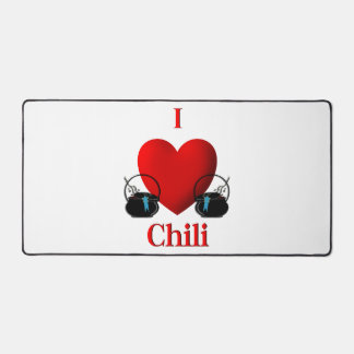 I Heart Chilli Desk Mat