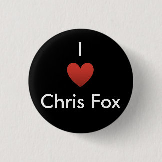 I Heart Chris Fox Button [Black]