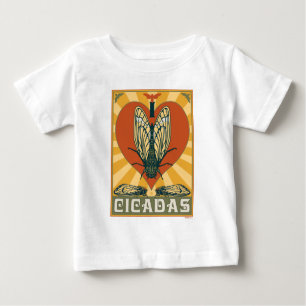 I Heart Cicadas Baby T-Shirt