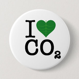 I Heart CO2 7.5 Cm Round Badge