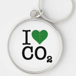 I Heart CO2 Key Ring