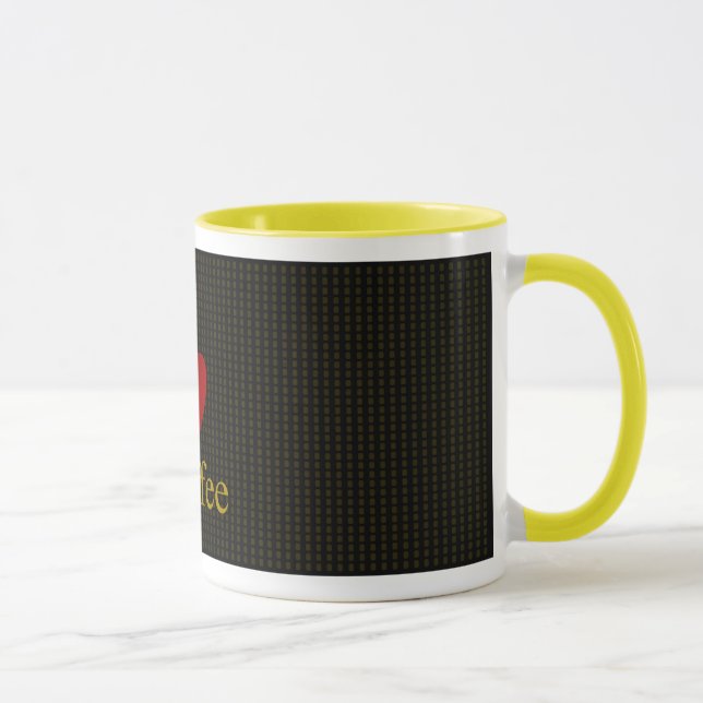 I Heart Coffee_Coffee Mug (Black) (Right)