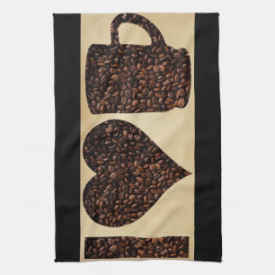 I "Heart" Coffee Kitchen Towel