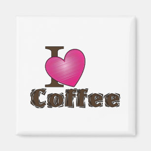 "I Heart Coffee" Magnet