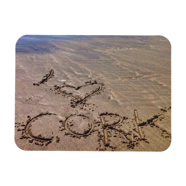 I heart Cork magnet, Cork Ireland Magnet (Horizontal)