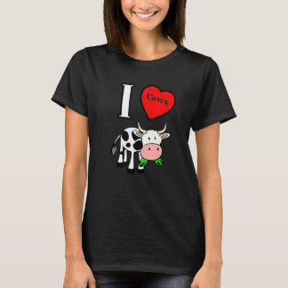 I heart cows  I love cows  T-Shirt