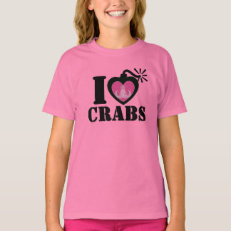 I Heart Crabs T-Shirt