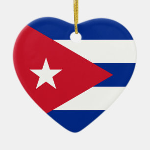 I Heart Cuba! Ceramic Tree Decoration