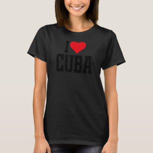 I Heart Cuba with Red heart I love Cuba 1 T-Shirt
