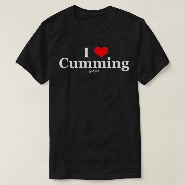 I Heart Cumming, Georgia Tank Top (Design Front)