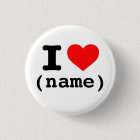 "I HEART" (customisable name)