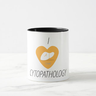 I heart cytopathology - liver mug