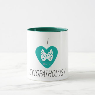 I heart cytopathology - thyroid mug