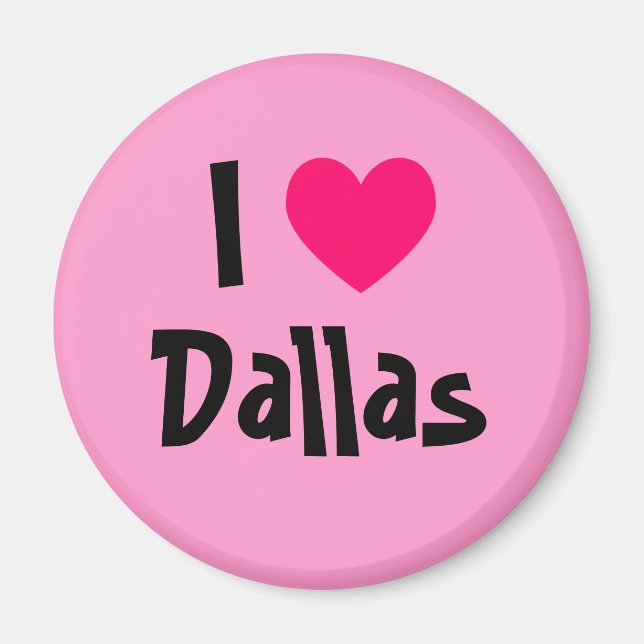 I Heart Dallas Magnet (Front)