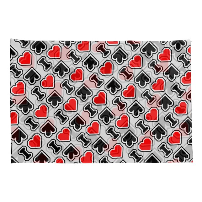 I Heart DDR Pillowcase (Back-Right)