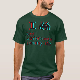 I heart deep reinforcement learning 8bit 3D T-Shirt