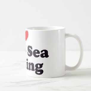 I Heart Deep Sea Fishing Coffee Mug