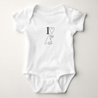 I Heart Dinosaurs Cute Minimalist T-Rex