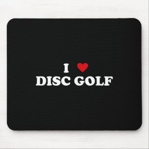 I Heart Disc Golfer - I Love Disc Golf Mouse Pad