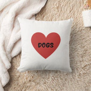 I Heart Dogs Cushion