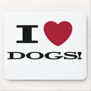 I (heart) Dogs Mouse Pad
