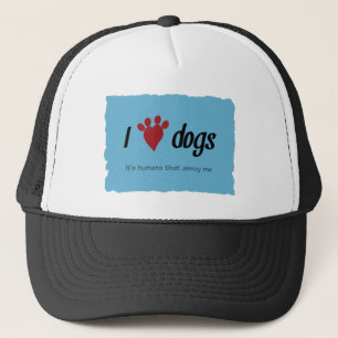I Heart Dogs Trucker Hat
