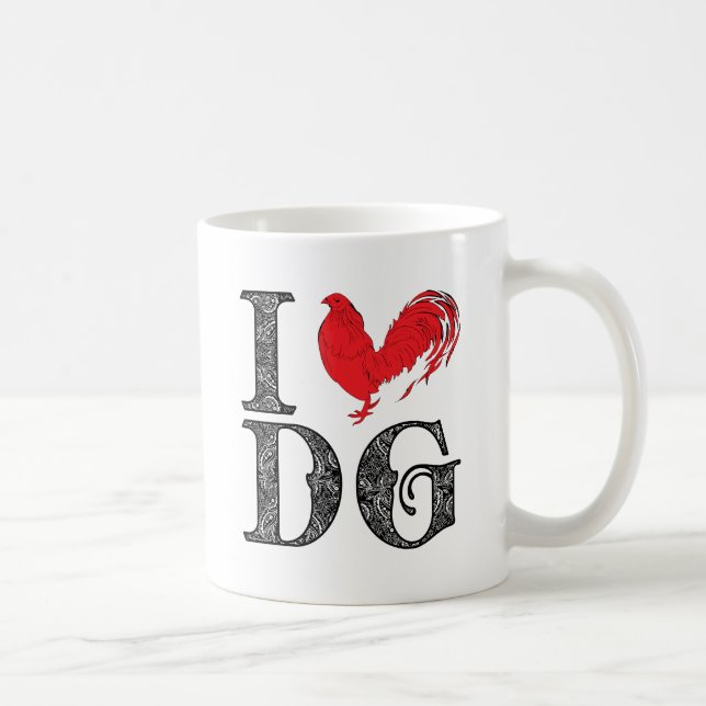 I heart Dos Gallos Coffee Mug (Right)
