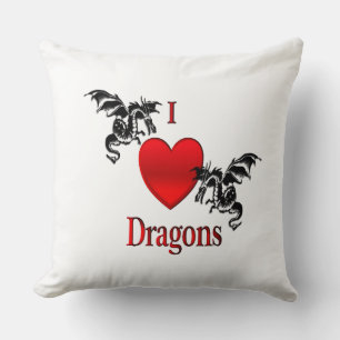 I Heart Dragons Cushion