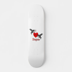 I Heart Dragons Skateboard