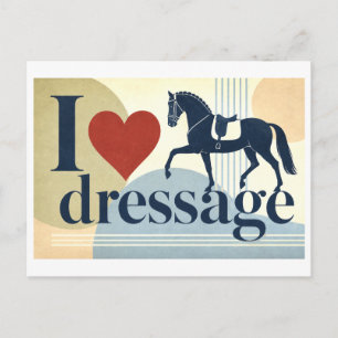"I [Heart] Dressage" Postcard