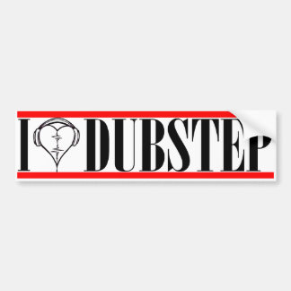 I Heart DubStep copy Bumper Sticker