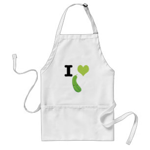 I Heart Eggplant Standard Apron